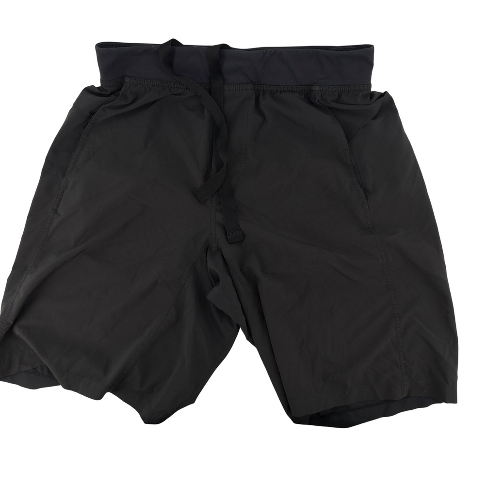 Lululemon Mens Black Pace Breaker Athletic Training Shorts Size Medium 9 Inseam